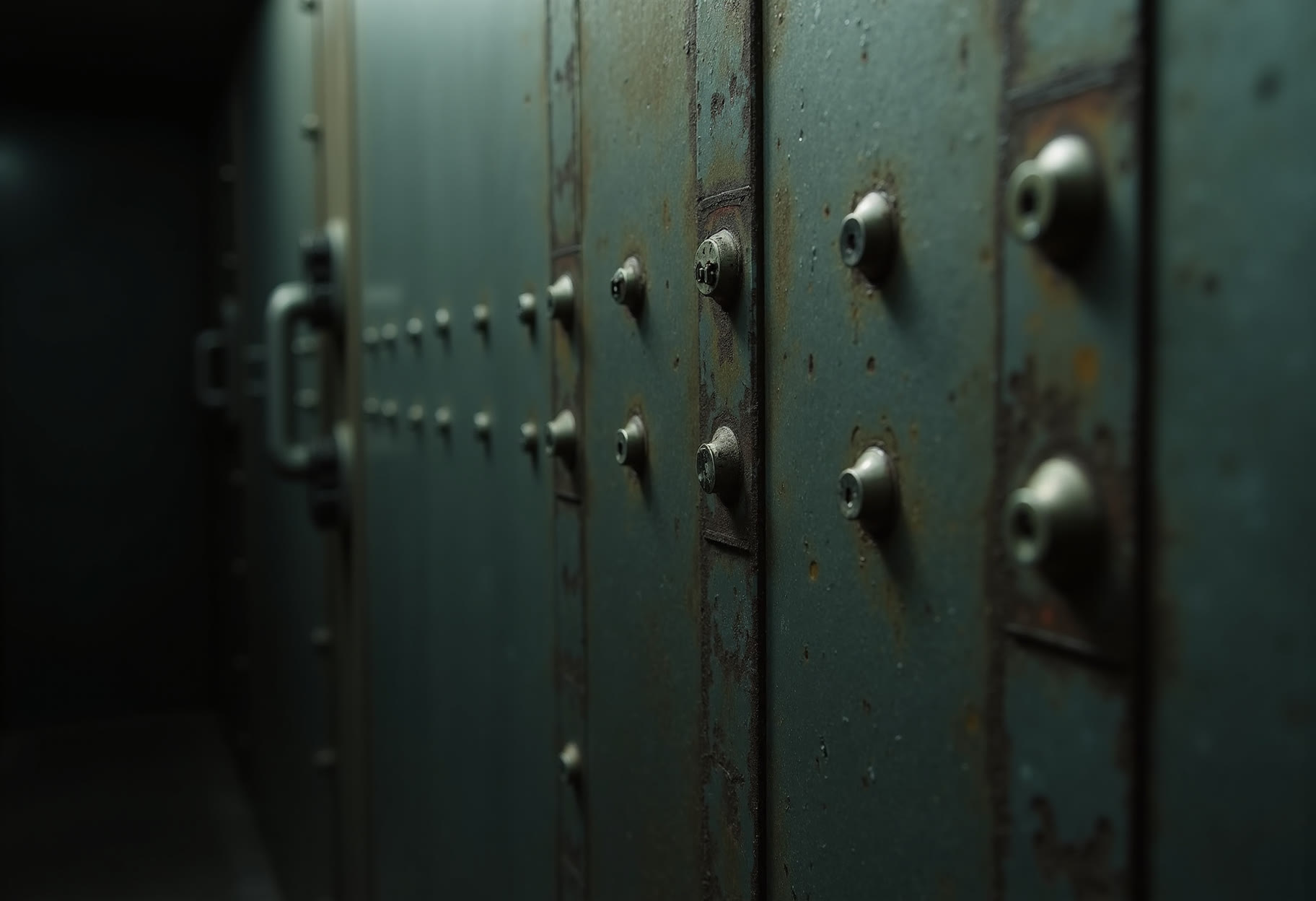Steel safe room, panel seam